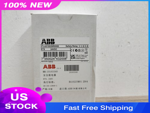 NEW ABB 2TLA010029R0000 SAFETY RELAY RT9 24VDC