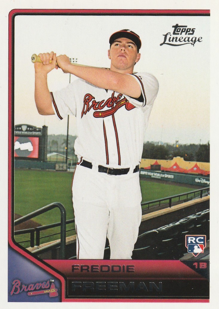 FREDDIE FREEMAN  2014 TOPPS LINEAGE  RC