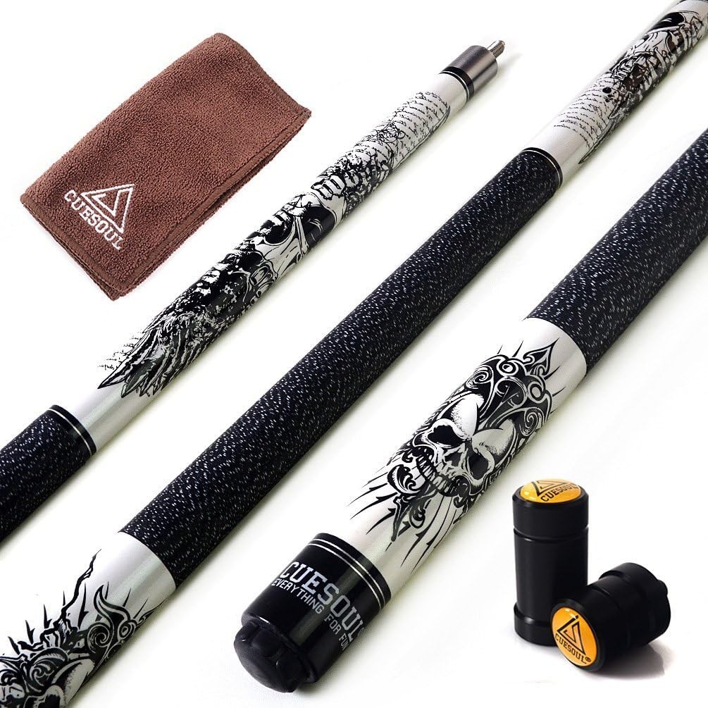 Elegant 58-Inch Maple Pool Cue Stick Kit - Professional Quality, All Accessories