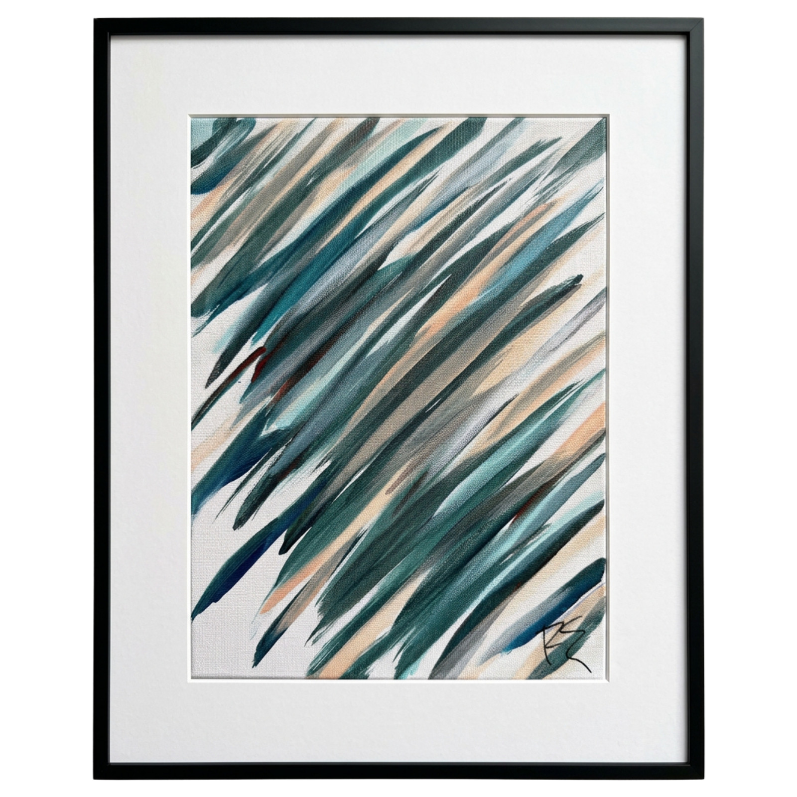 EMBRY Original Acrylic 9x12 Abstract Painting \