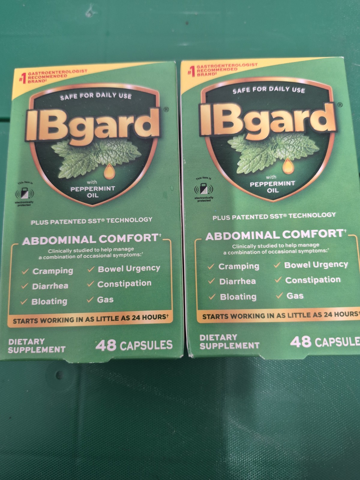 2 Boxes IBgard ~ Abdominal Comfort ~ 48 Capsules (96 Total) Exp: 2028+
