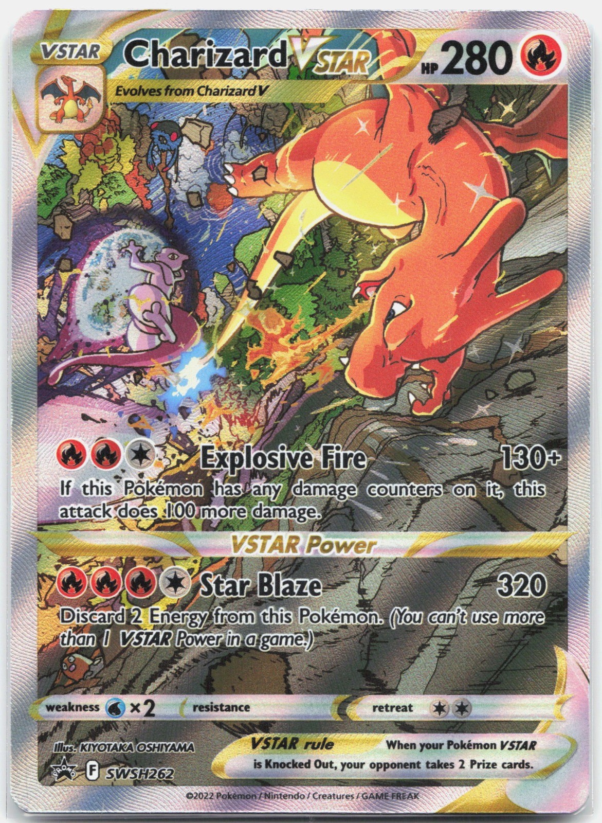 Charizard VSTAR Promo SWSH: Sword & Shield Promo Cards SWSD Fire Holo SWSH262 NM