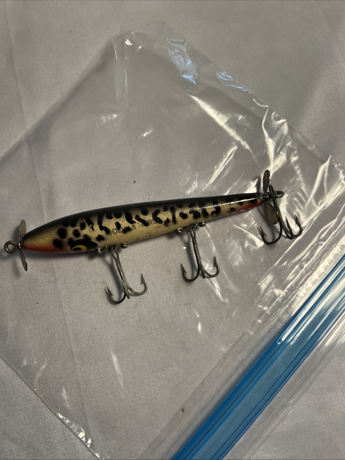 Vintage Smithwick Devil\'s Horse Propped Topwater, 4\ Vintage Smithwick Devil\'s Horse Propped Topwater, 4\