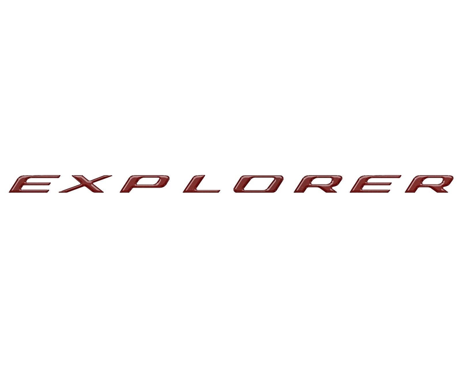 2020-2024 Ford Explorer Trunk Letter Inserts - Official Licensed Product