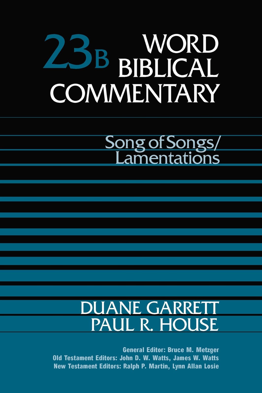 Song of Songs Lamentations (Word Biblical Commentary)