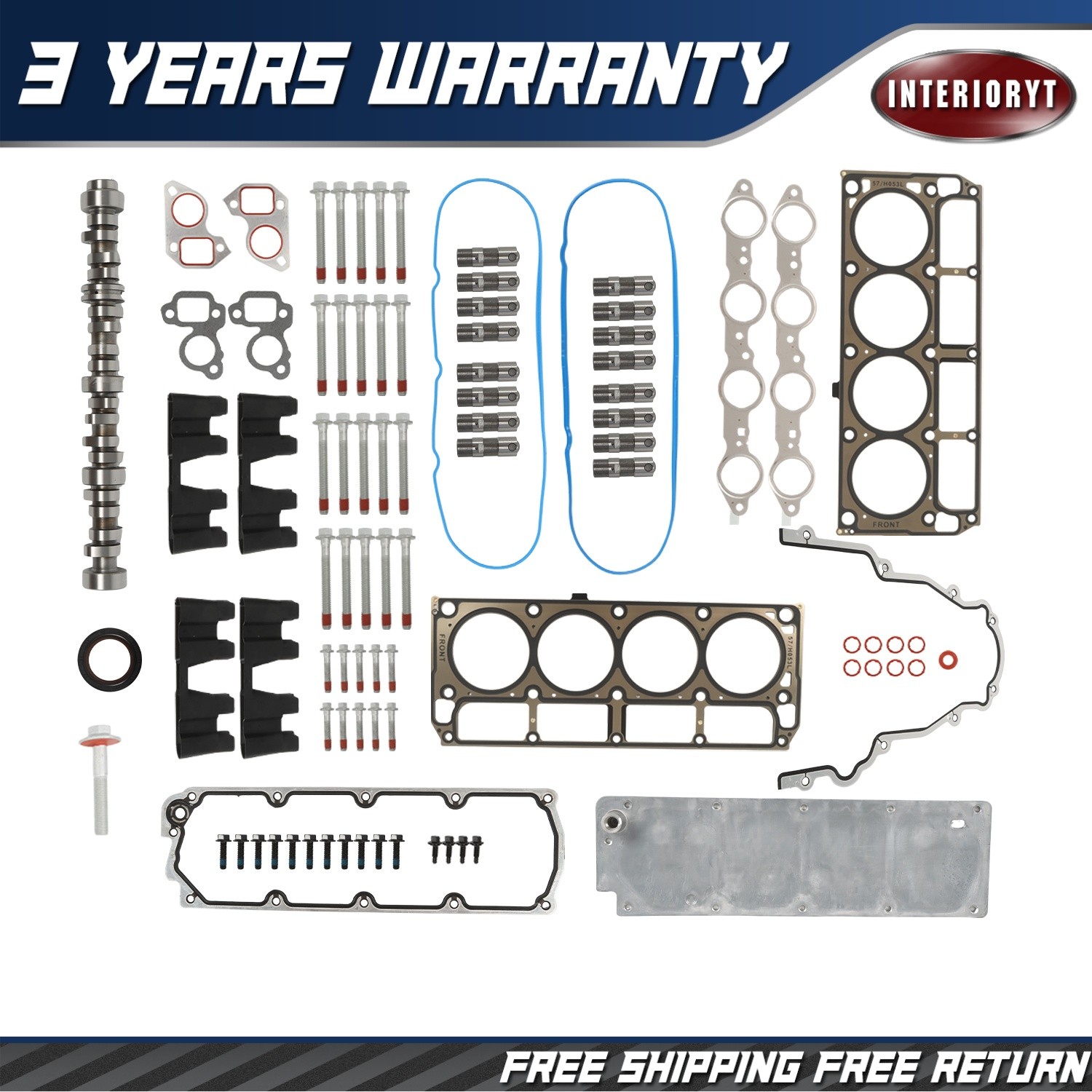 NON AFM DOD Cam Camshaft Lifters Kit for Chevrolet GMC 5.3L Trucks SUV 2007-2013