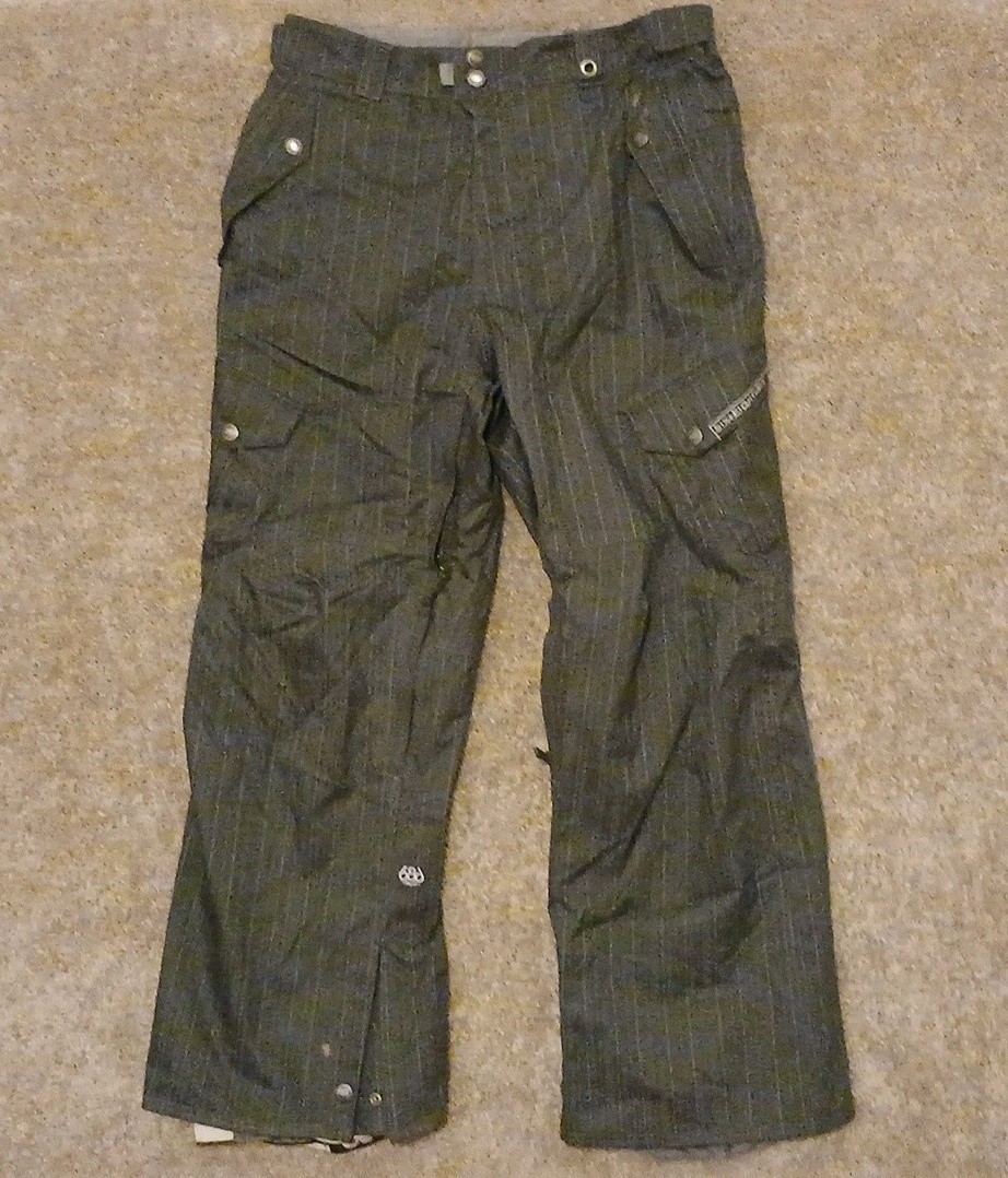686 Reserved Snowboard Pants Mens M Gray INFIDRY 10K Waterproof Ski Snow 686 Reserved Snowboard Pants Mens M Gray INFIDRY 10K Waterproof Ski Snow