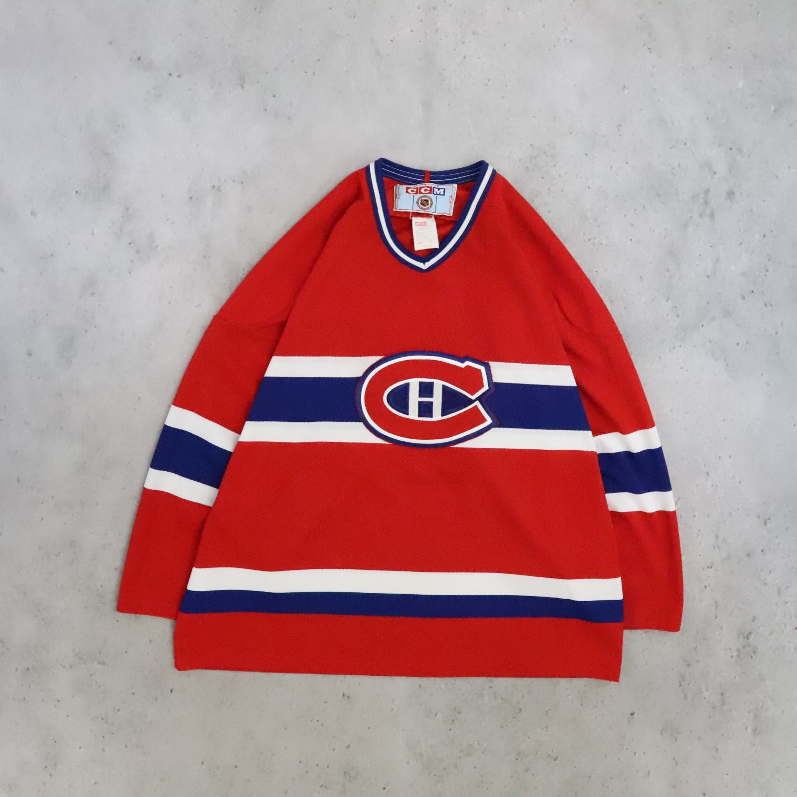 Vintage Montreal Canadiens CCM Hockey Jersey Size XL NHL