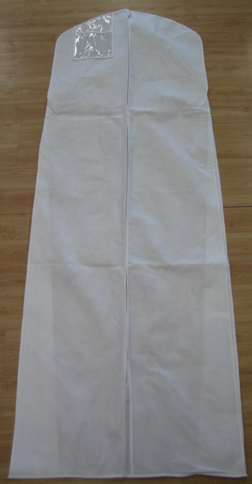 NEW BREATHABLE WHITE PROM WEDDING DRESS STORAGE GARMENT BAG 