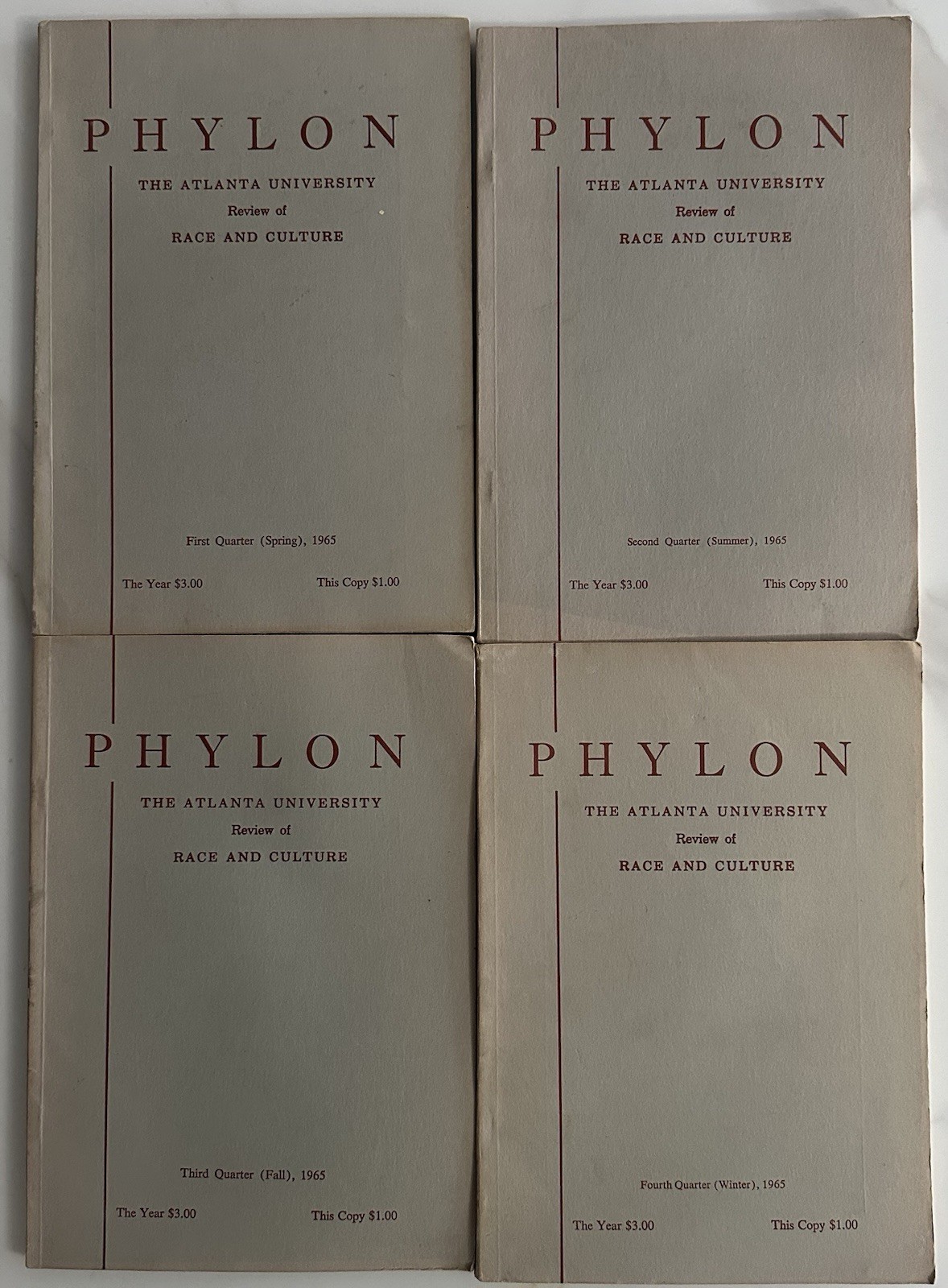 1965 Phylon Atlanta University Review Of Race & Cultures Civil Rights Movement