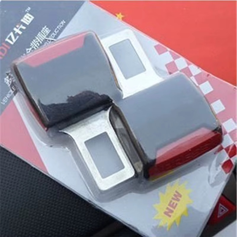2 PCS Car Seat Belt Clip Extender Safety Seatbelt Lock Buckle Plug Thick Insert