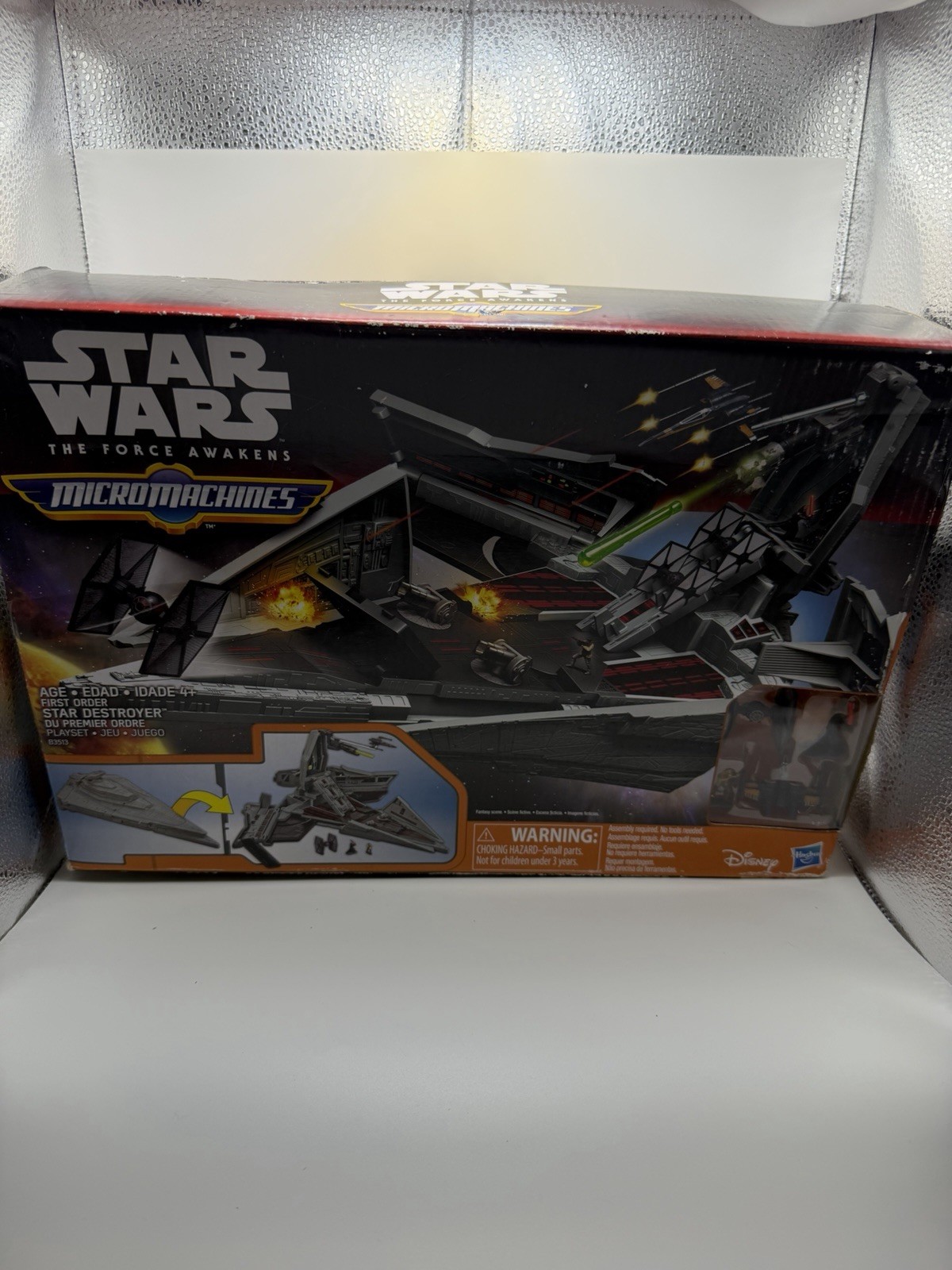 Star Wars Micro Machines First Order Star Destroyer Playset B3513 New Sealed Star Wars Micro Machines First Order Star Destroyer Playset B3513 New Sealed