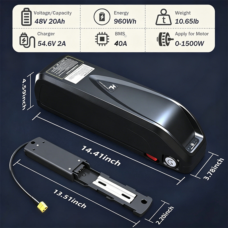 48V  15Ah 20Ah 25Ah Battery 48Volt Battery for TST 0-1500W Motor w/Charge-r