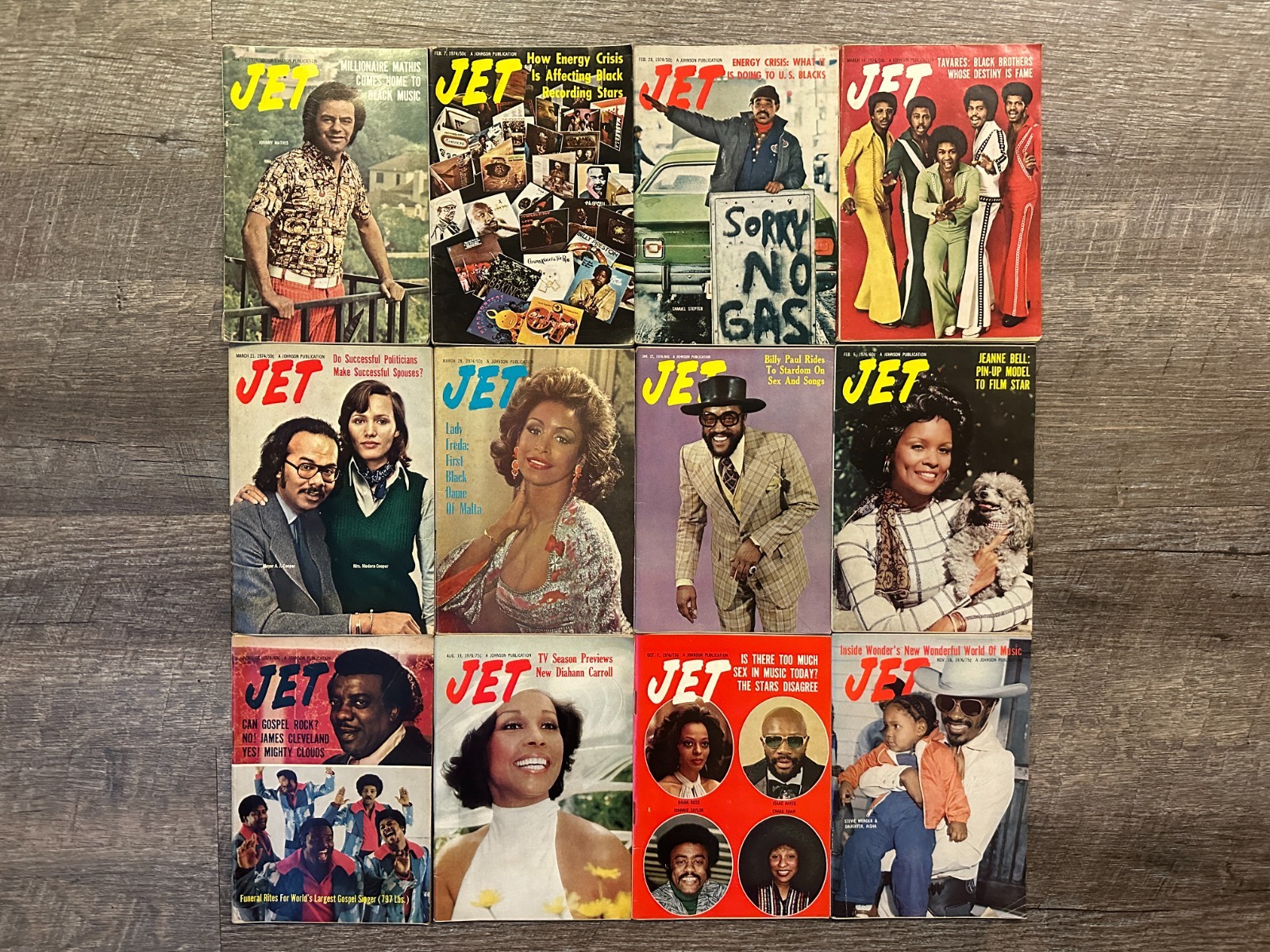 Vintage Jet Magazines~Lot of 12