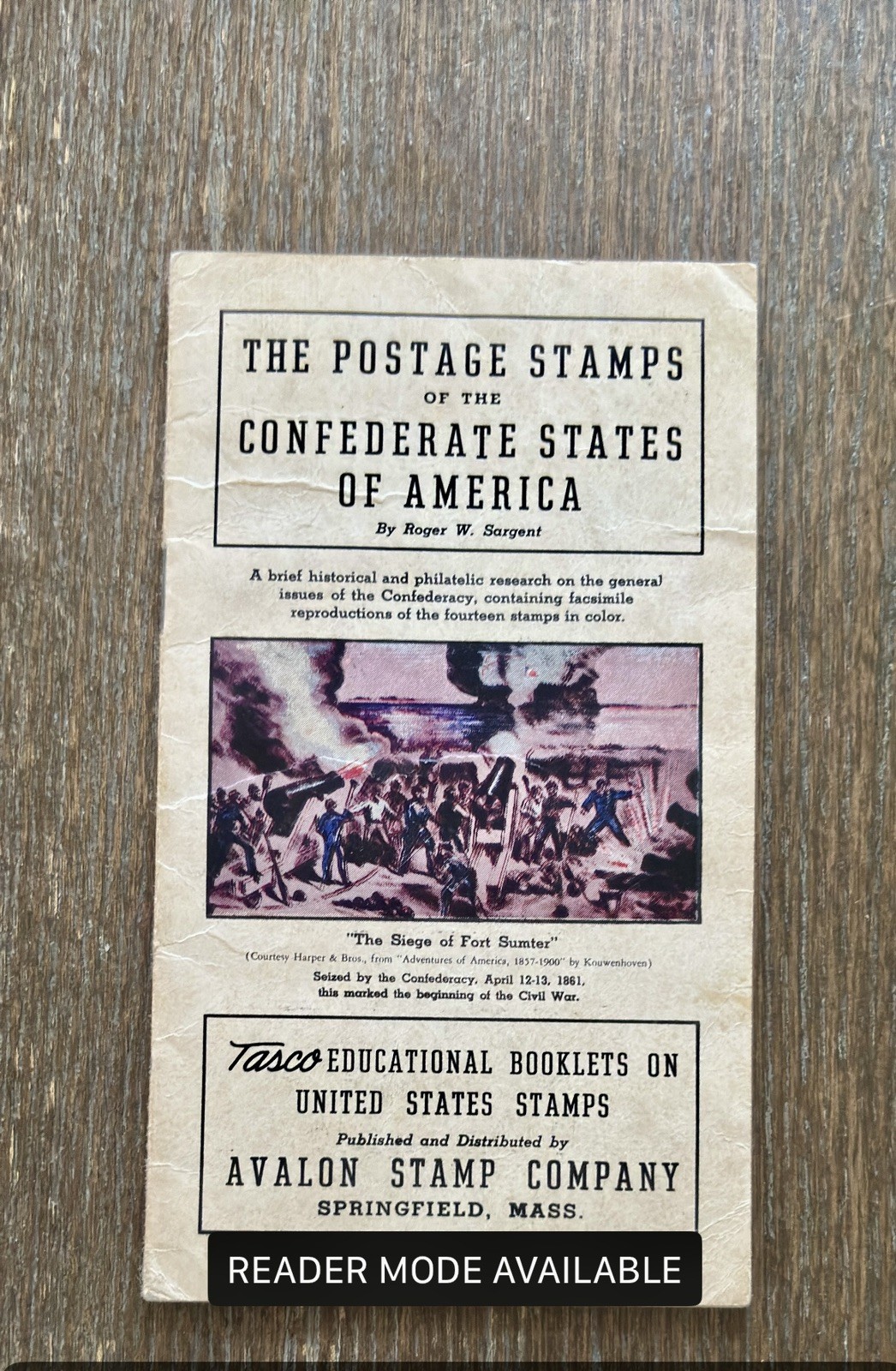 The Postage Stamps Of The Confederate States Of America Tasco Booklet 1941 The Postage Stamps Of The Confederate States Of America Tasco Booklet 1941