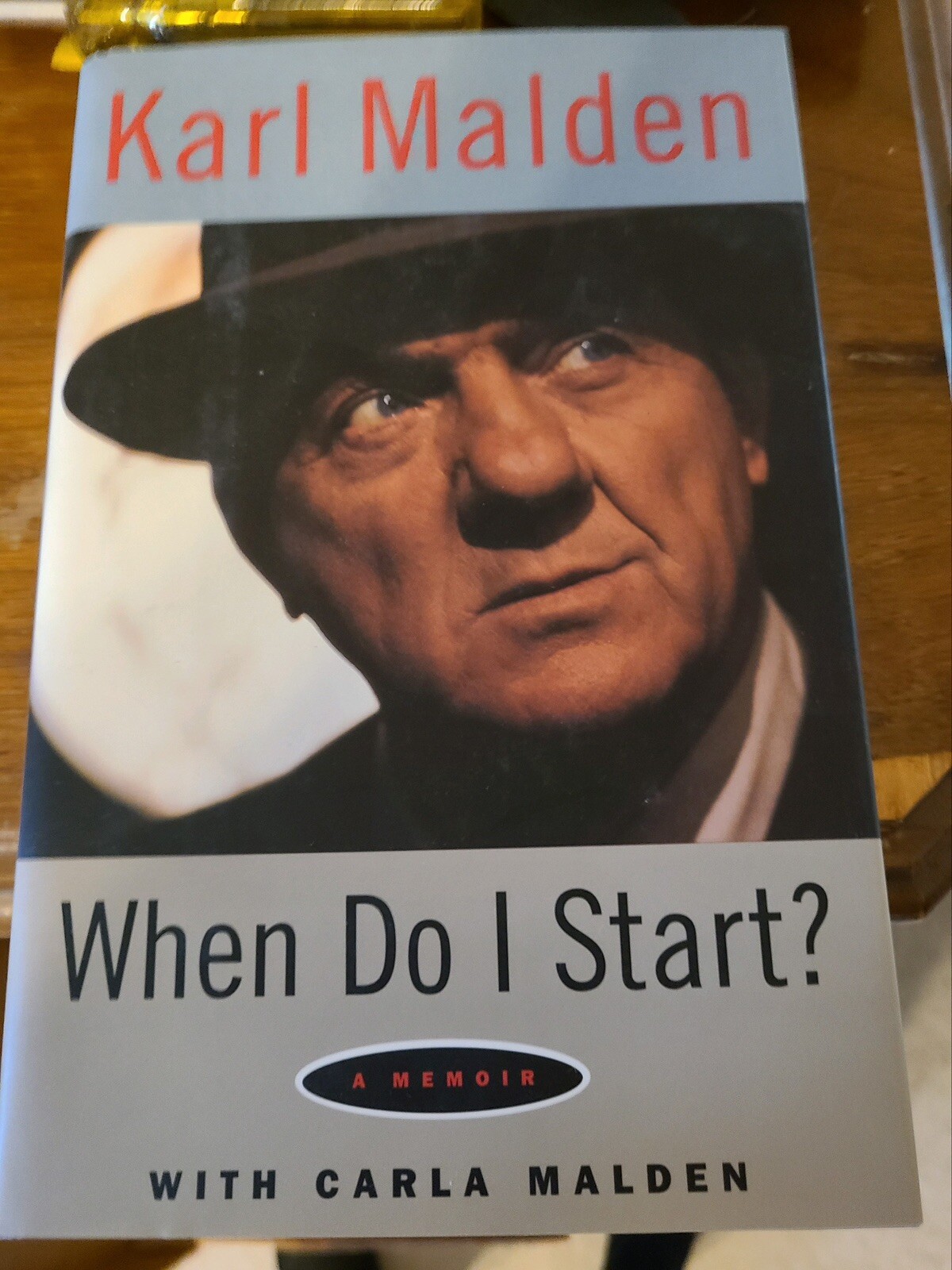 When Do I Start? : A Memoir by Carla Malden (1997, Hardcover) Signed