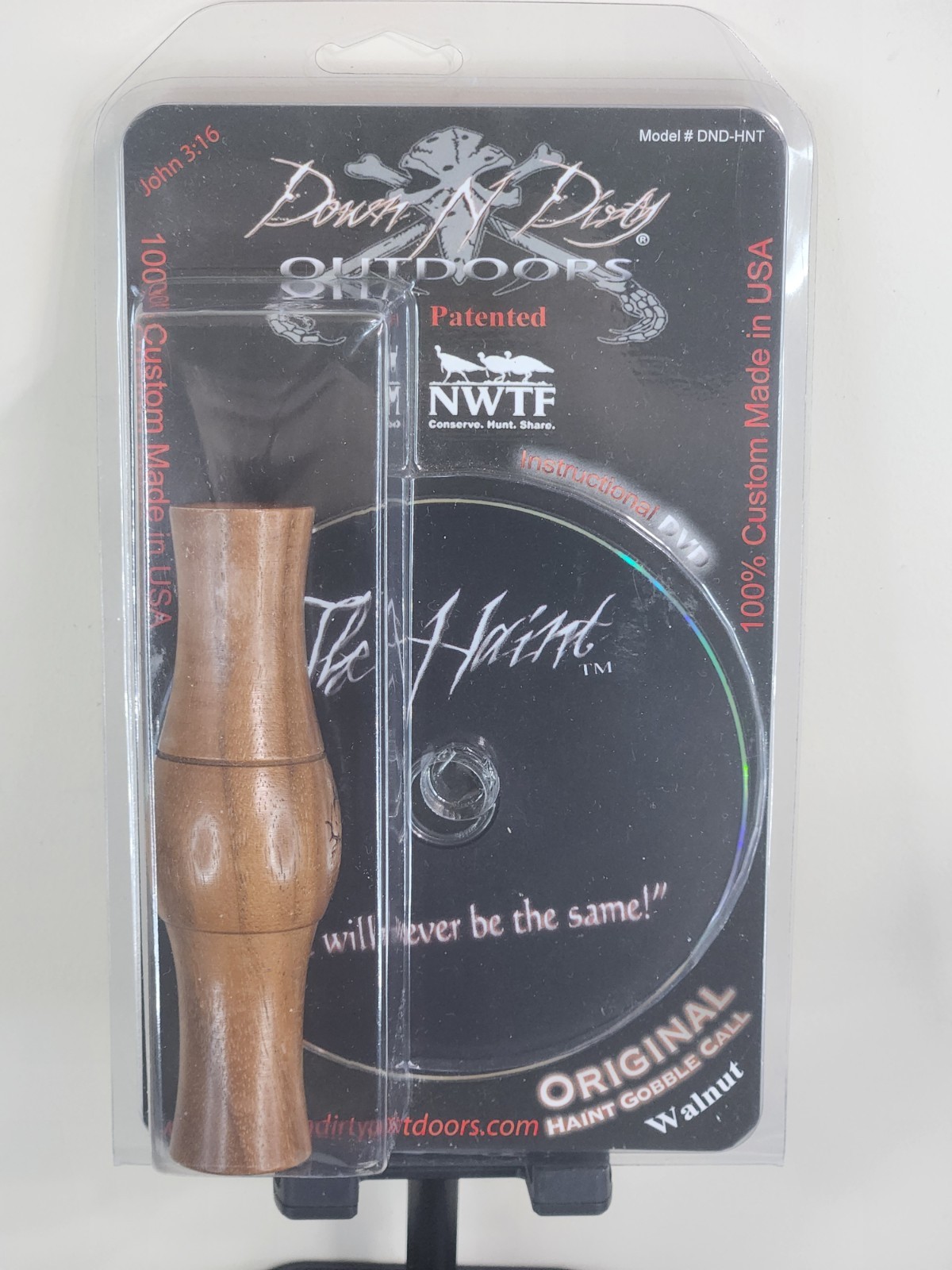 HAINT gobble Call From Down-N-Dirty Outdoors Walnut HAINT gobble Call From Down-N-Dirty Outdoors Walnut