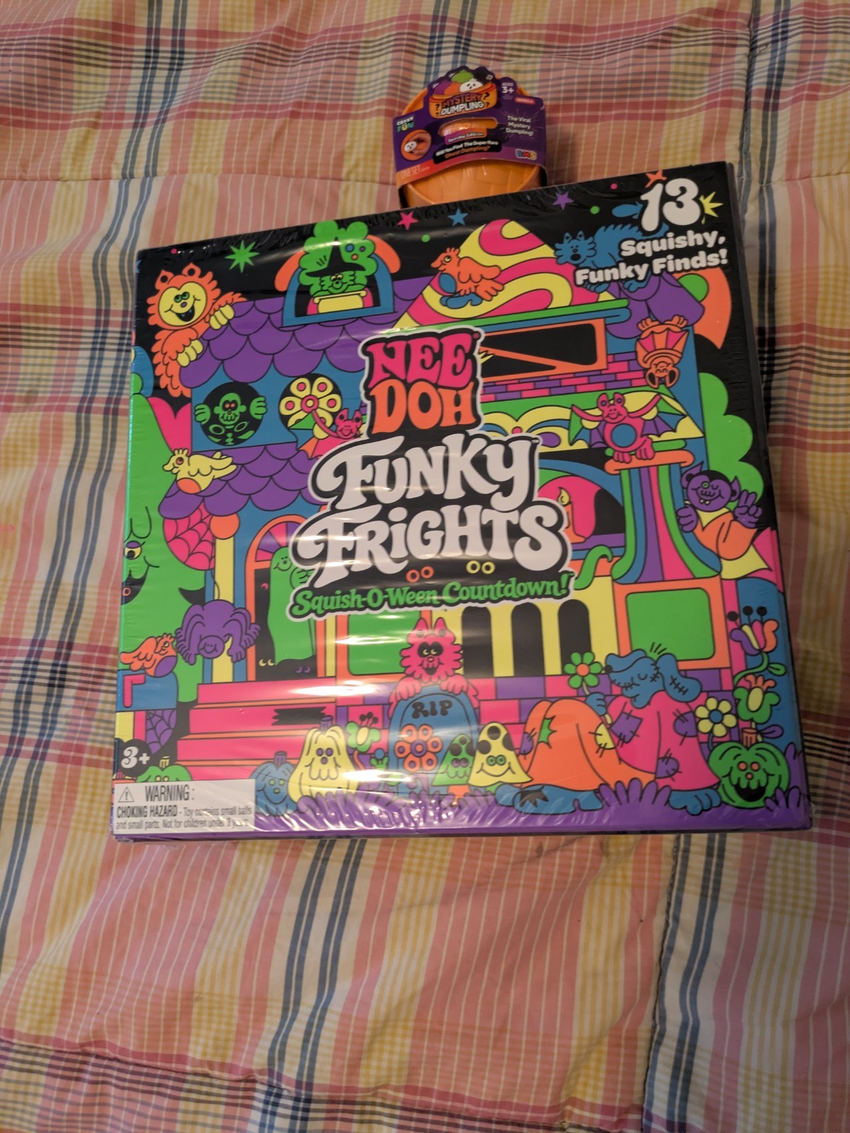 Schylling NEEDOH Squish-O-Ween Countdown FUNKY FRIGHTS Squishy NeeDoh SEALED HTF Schylling NEEDOH Squish-O-Ween Countdown FUNKY FRIGHTS Squishy NeeDoh SEALED HTF