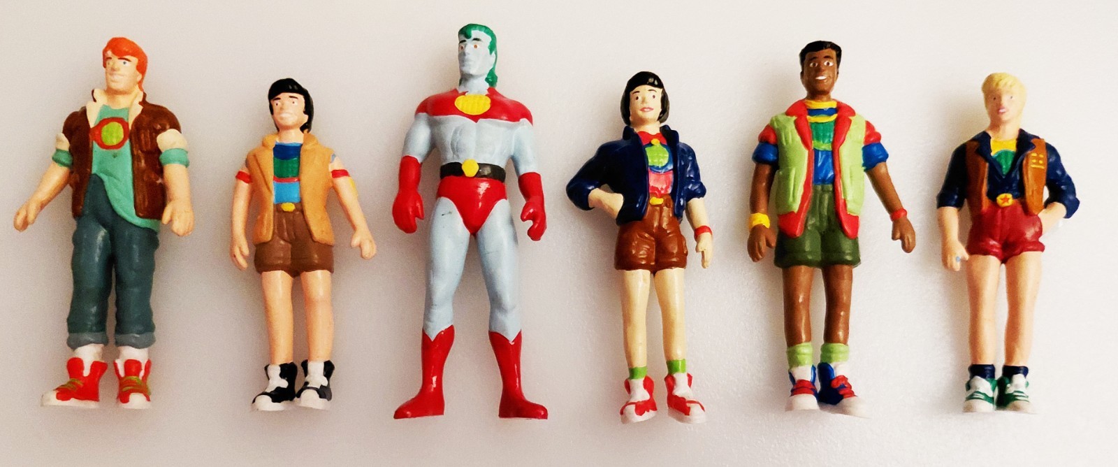 1991 CAPTAIN PLANET 6 Action Figures by Applause, Linka, Kwame, Mati+ LAST SET 1991 CAPTAIN PLANET 6 Action Figures by Applause, Linka, Kwame, Mati+ LAST SET