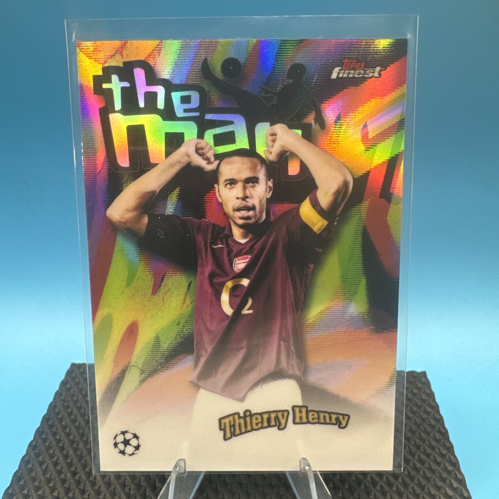 2025-26 Topps finest Thierry Henry The Man case hit super rare ssp 