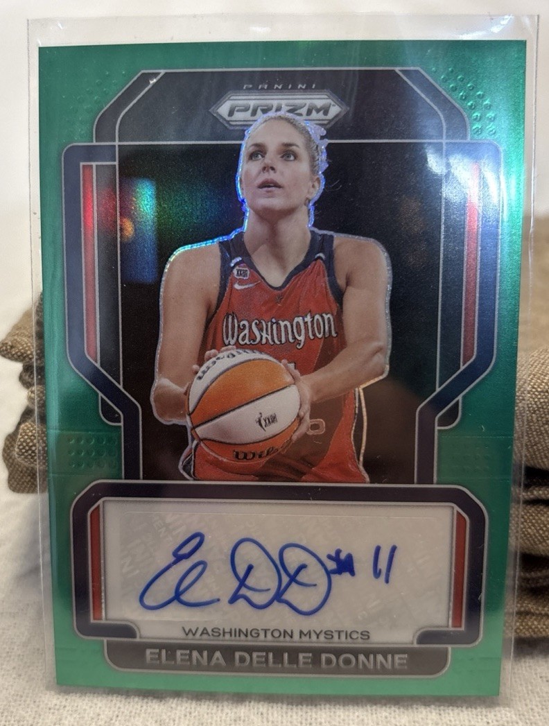 2022 Prizm WNBA - Signatures Elena Delle Donne #SG-EDD Green Prizm Autograph