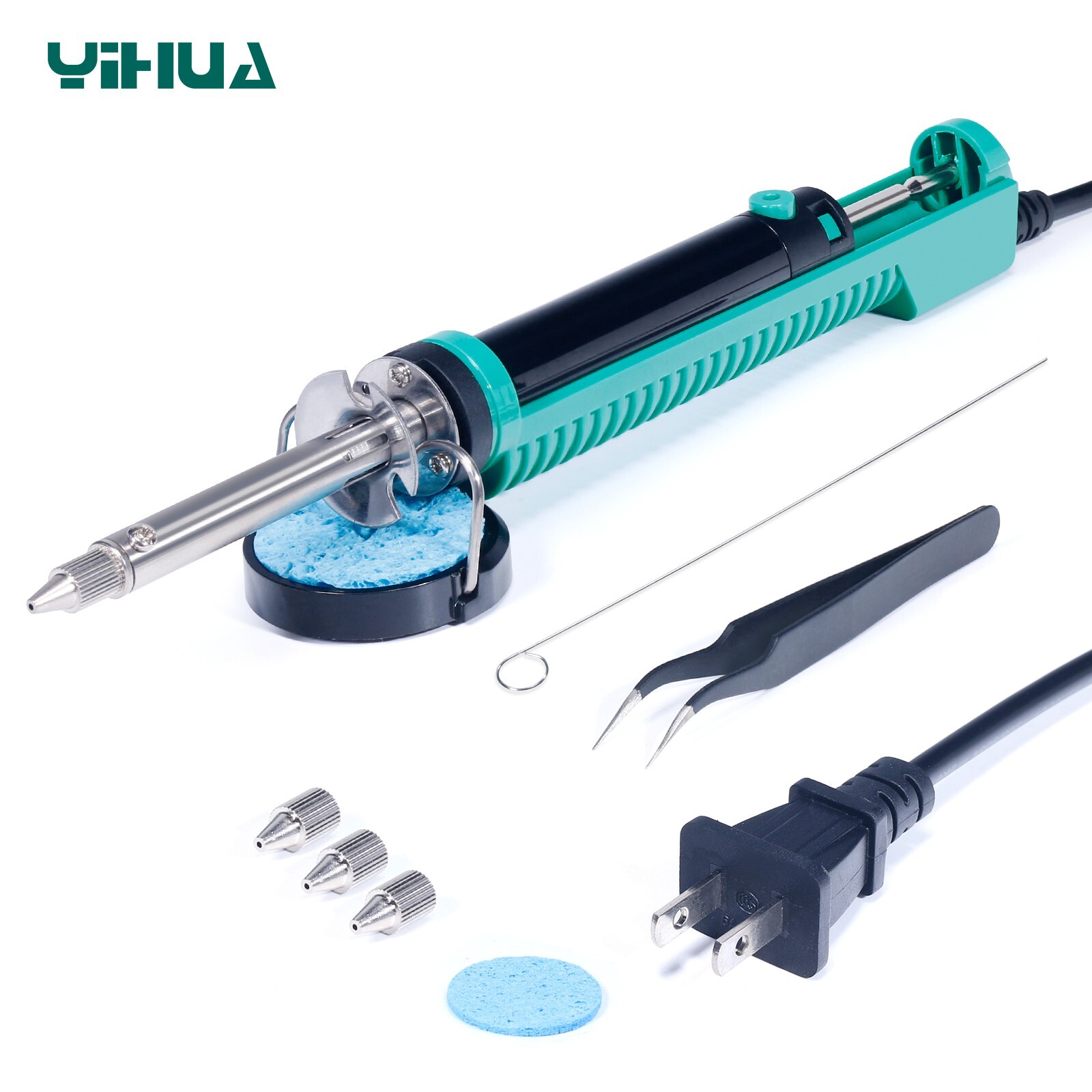 YIHUA 929D-V 30W Electric Desoldering Pump Desoldering Iron Kit Solder Sucker YIHUA 929D-V 30W Electric Desoldering Pump Desoldering Iron Kit Solder Sucker