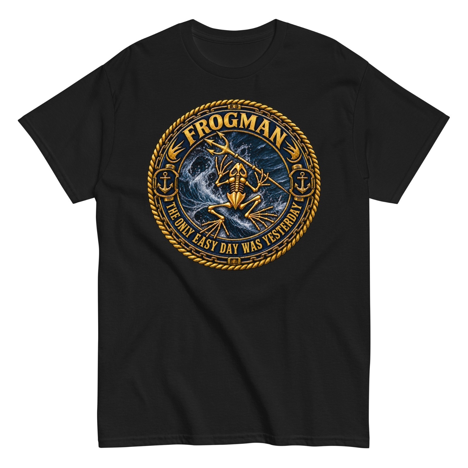 Navy Seals DEVGRU US Seal Team Frog Skeleton T-Shirt