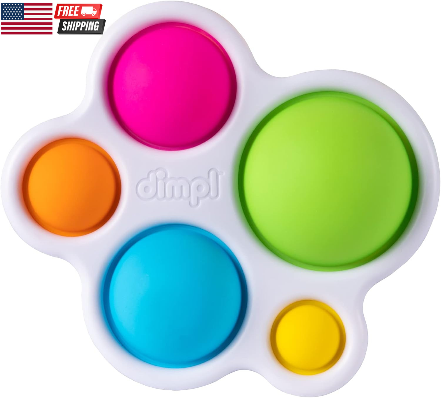 Fat Brain Toys Original Dimpl Brand Baby Toy, Sensory Toys for Babies 10 Months+