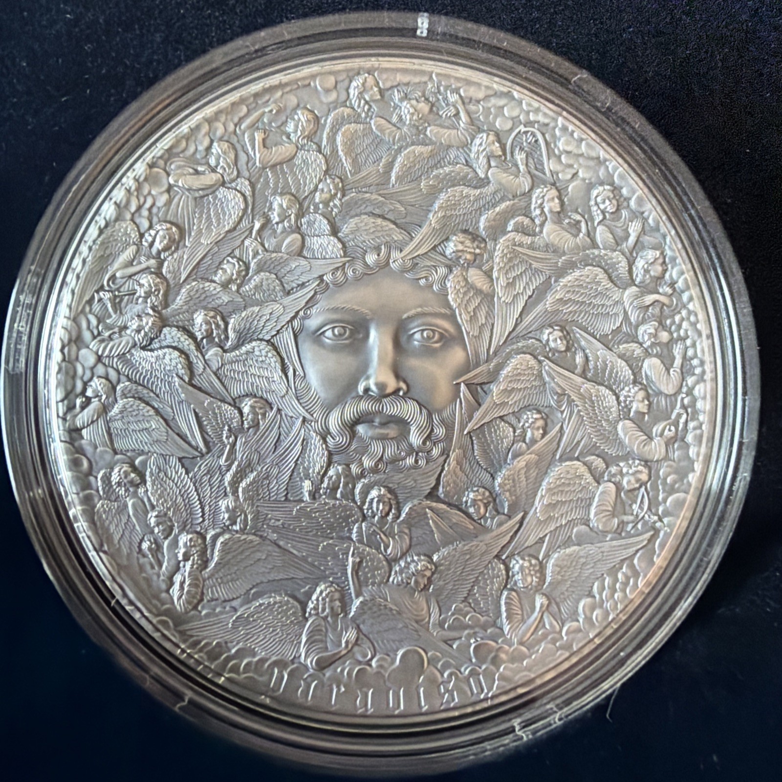 2021 5oz Silver Republic of Cameroon The Divine Comedy Dante 1 Of 333 Coin