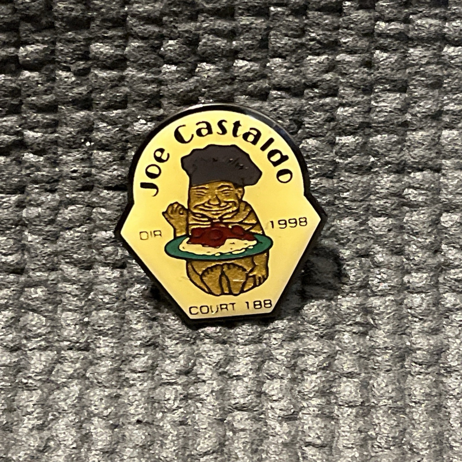 ROJ Court 188 Lapel Pin Joe Castaldo Billiken Royal Order of Jesters 1998 P7402 ROJ Court 188 Lapel Pin Joe Castaldo Billiken Royal Order of Jesters 1998 P7402