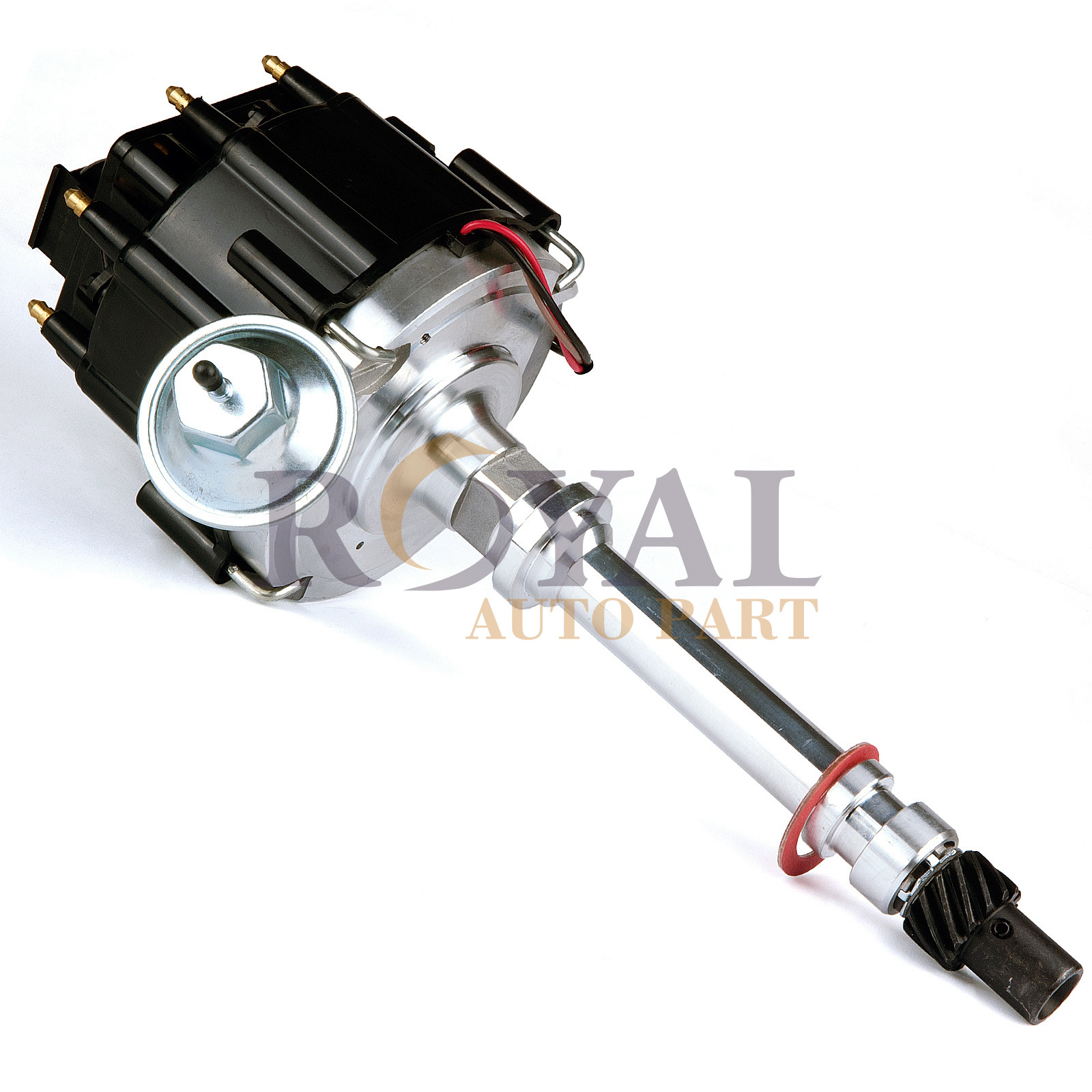 SBC HEI Distributor Black  For Chevy 50K Ignition 283 305 327 350 400 Sm Block
