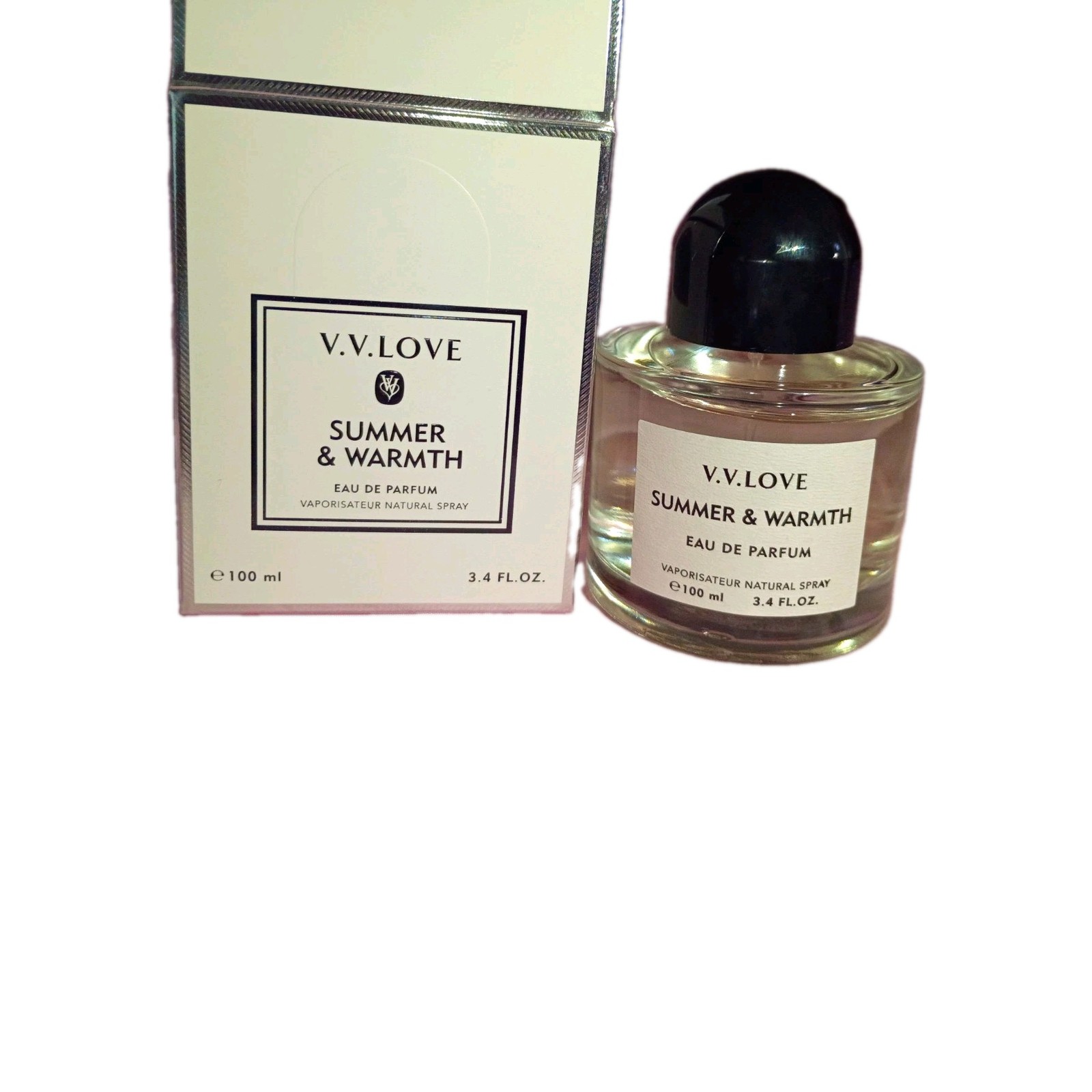 V.V.LOVE Summer & Warmth Eau de Parfum Spray, Regular Size 3.4 fl oz