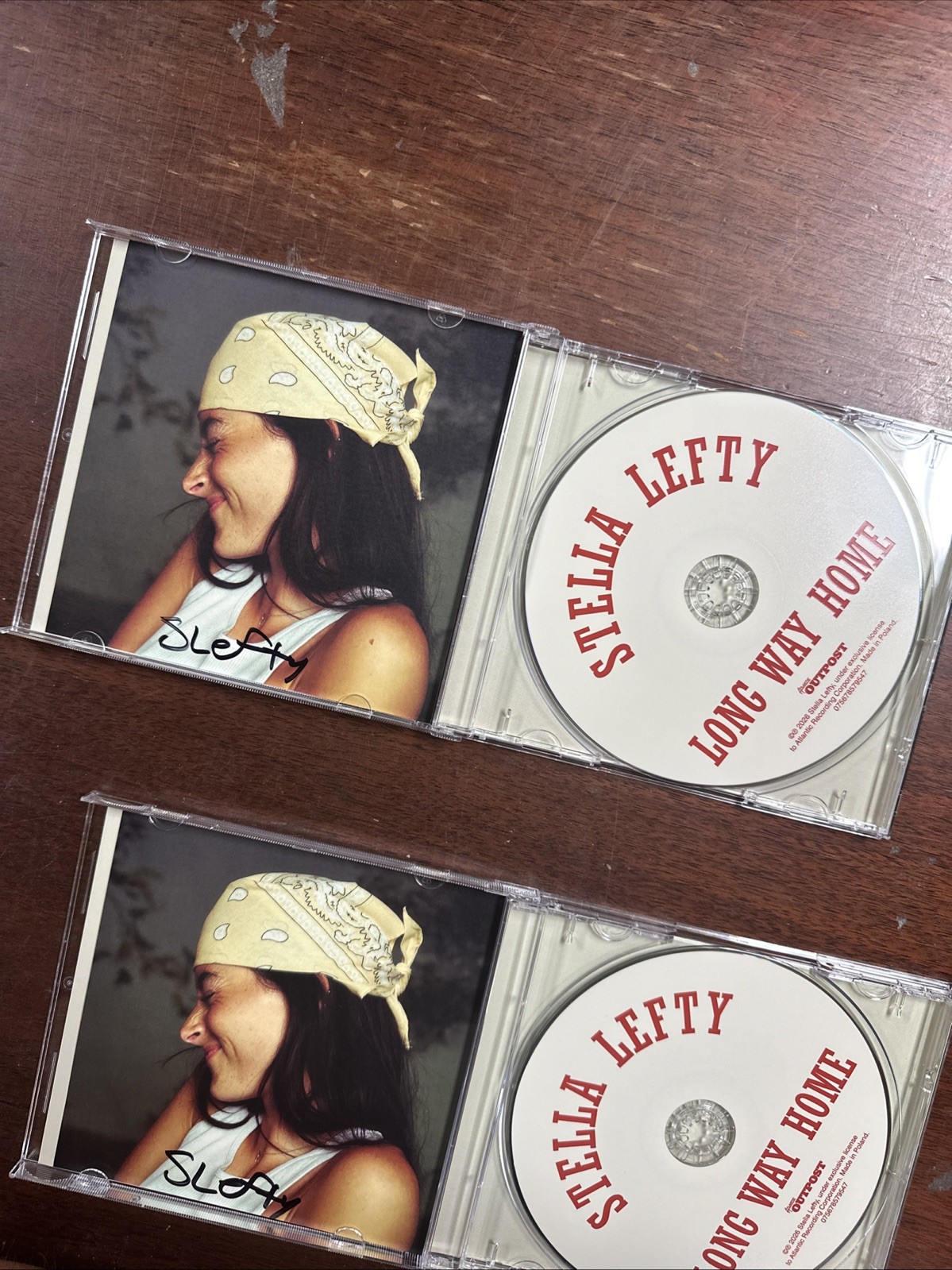 Stella Lefty - Long Way Home CD WITH SIGNED Insert Autograph - Brand New READ