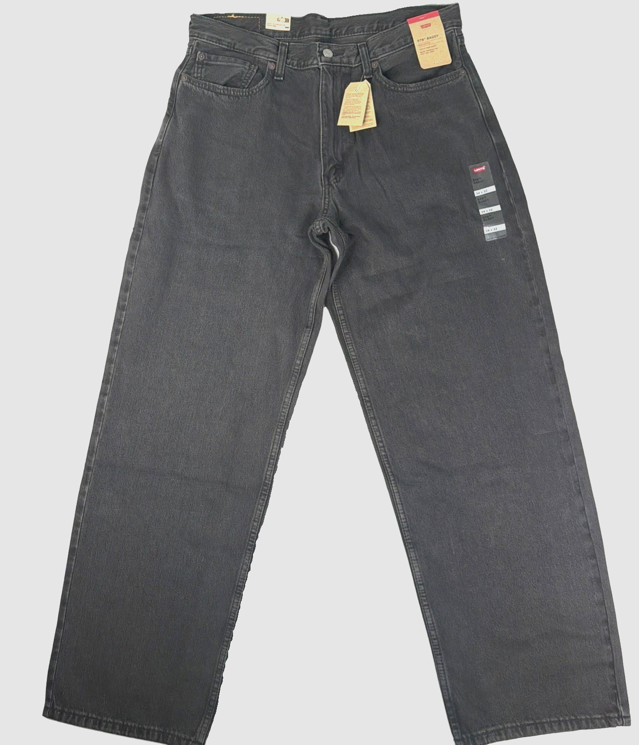 Nwt Levi's 578 Mens Baggy Taper Relaxed Y2K Black Denim Jeans A47500029 All Size Nwt Levi's 578 Mens Baggy Taper Relaxed Y2K Black Denim Jeans A47500029 All Size