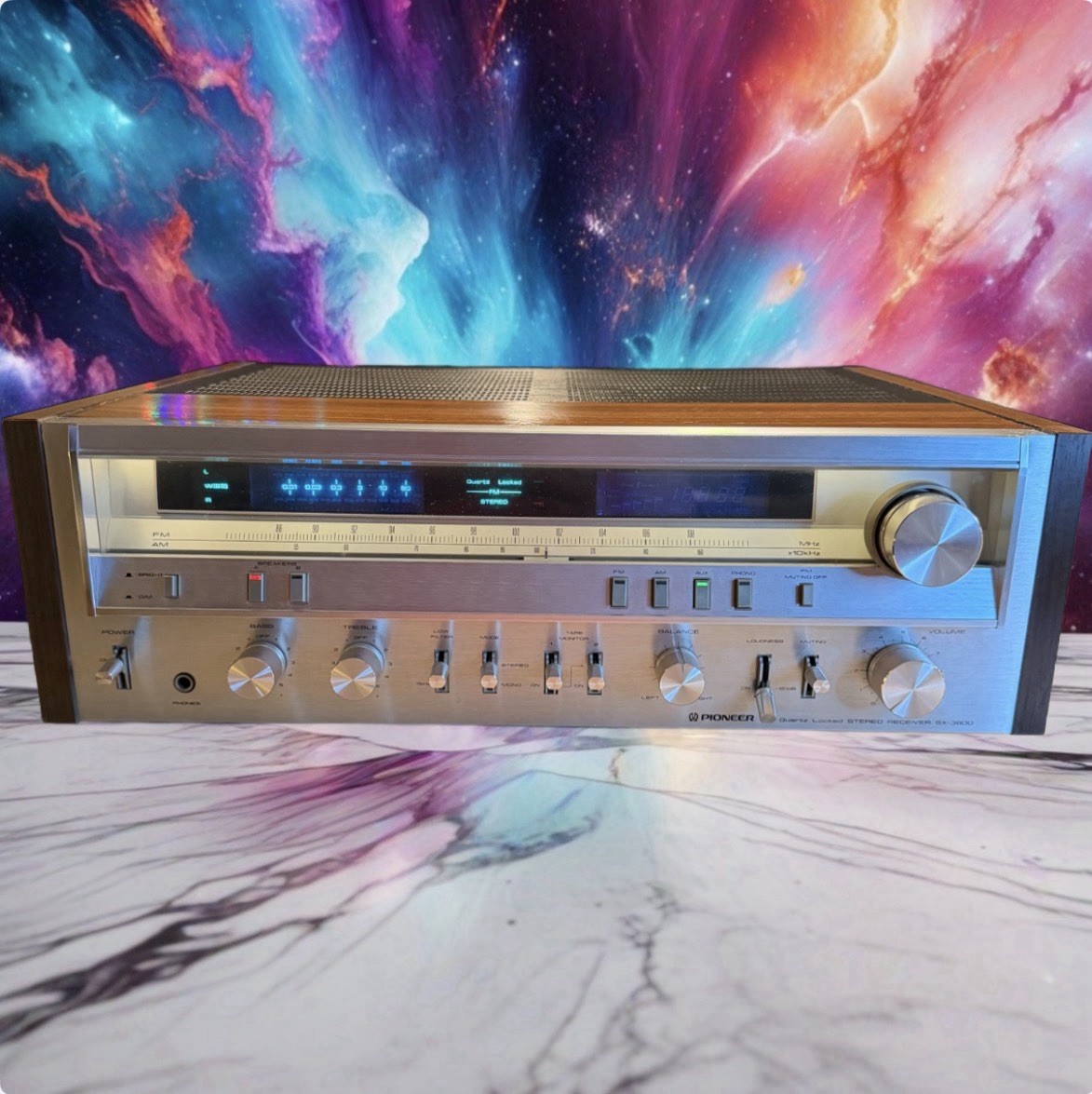 Vintage Pioneer SX-3800 Receiver Amplifier Beautiful Shape Full FRESH Servicing