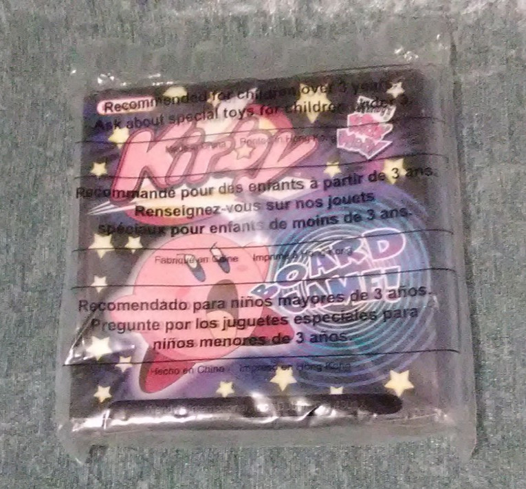 Vintage 2002 Wendy’s Kirby Right Back at Ya Mini Board Game New Sealed Nintendo