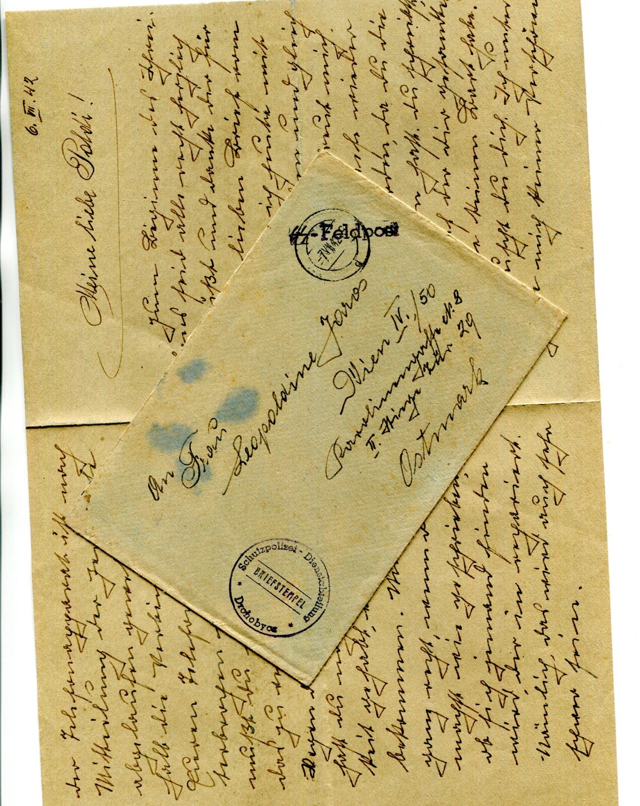 1942-44 WWII Holocaust Germany Poland Ukraine Schutzpolizei Drohobycz Zakopane