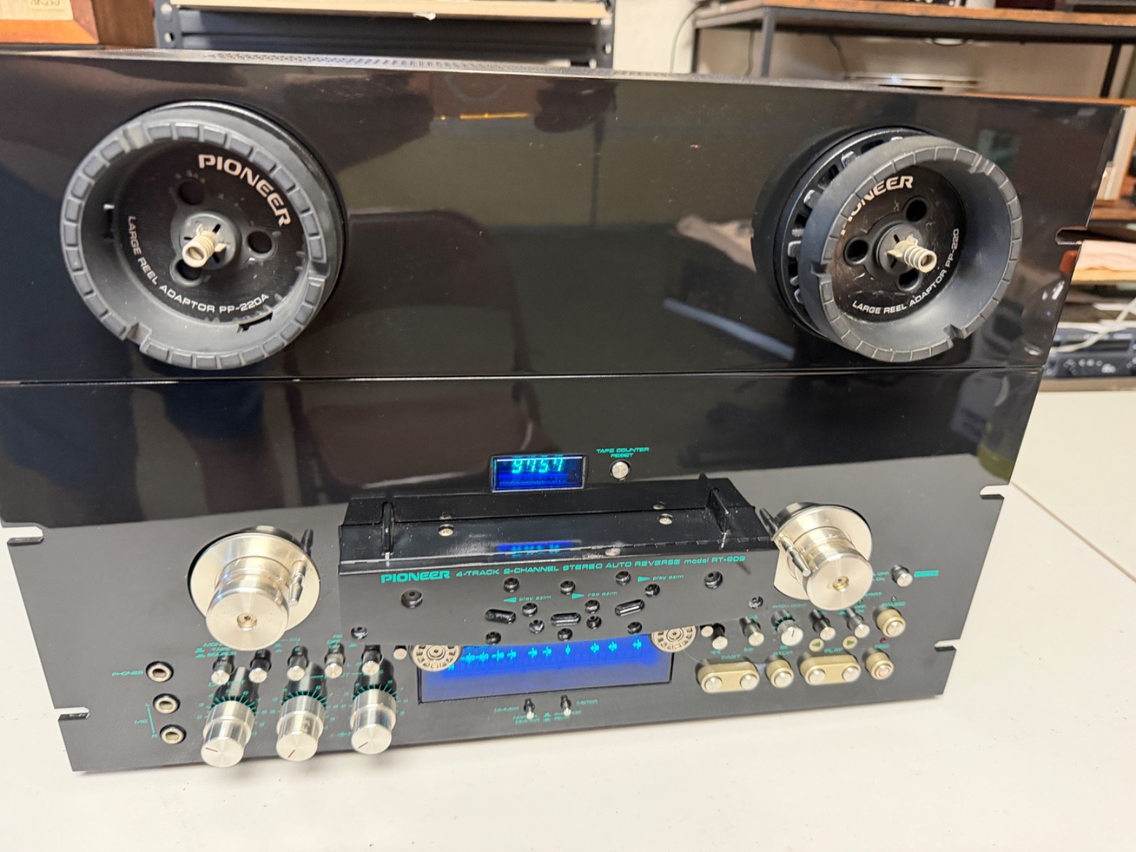 PIONEER RT-909 CUSTOM BLACK REEL TO REEL 3 Days Money Back PIONEER RT-909 CUSTOM BLACK REEL TO REEL 3 Days Money Back