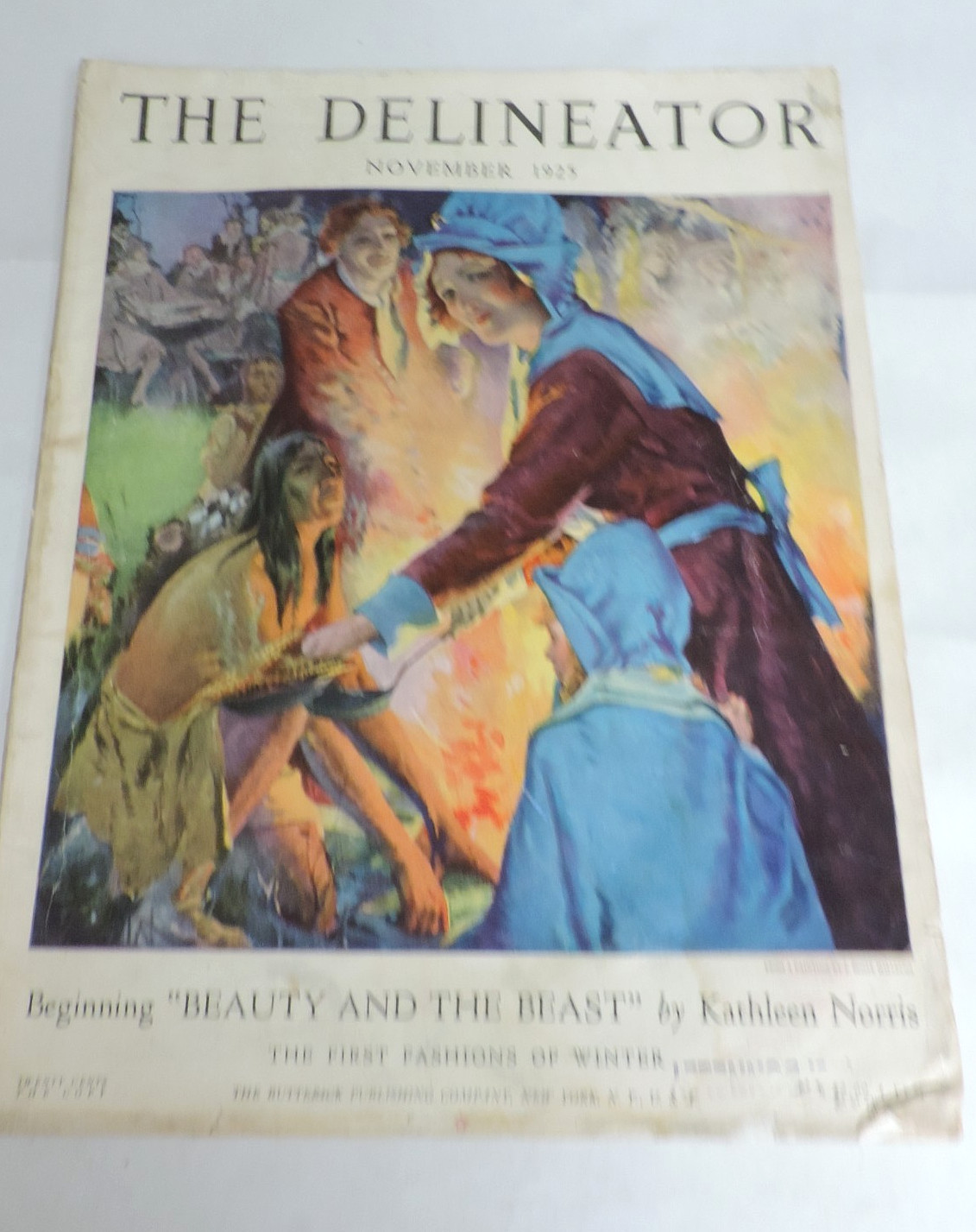 1925 Nov. The Delineator Butterick/Fashion/Lifestyle/Pattern Color Illus Mag.