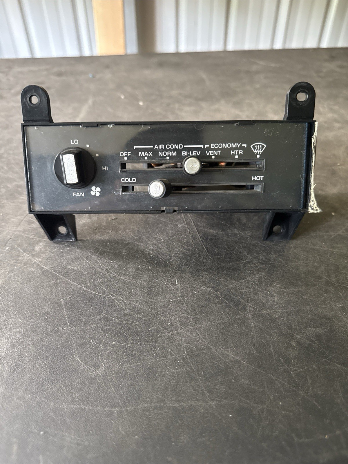 1984 S10 S15 Climate Control Unit Temperature Fan Heater A/C Defrost Fan Speed