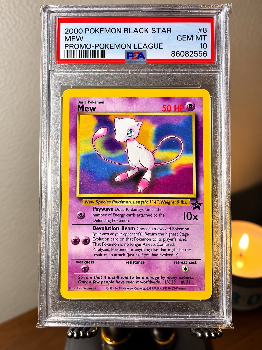 The Pokemon Company PSA 10 2000 Mew 08/53 Wotc Promo EN Regular Promo
