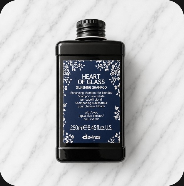 Davines Heart Of Glass Silkening Shampoo  250ml/8.45oz NEW