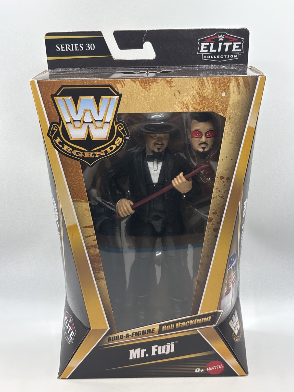 New, WWE Legends Elite Collection, Series 30, Mr. Fuji, Sealed New, WWE Legends Elite Collection, Series 30, Mr. Fuji, Sealed