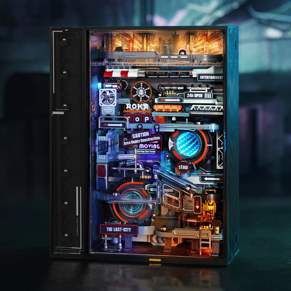 ROKR Parallel World Cyberpunk Steampunk Gaming Building Toys 3D Puzzle Xmas Gift ROKR Parallel World Cyberpunk Steampunk Gaming Building Toys 3D Puzzle Xmas Gift