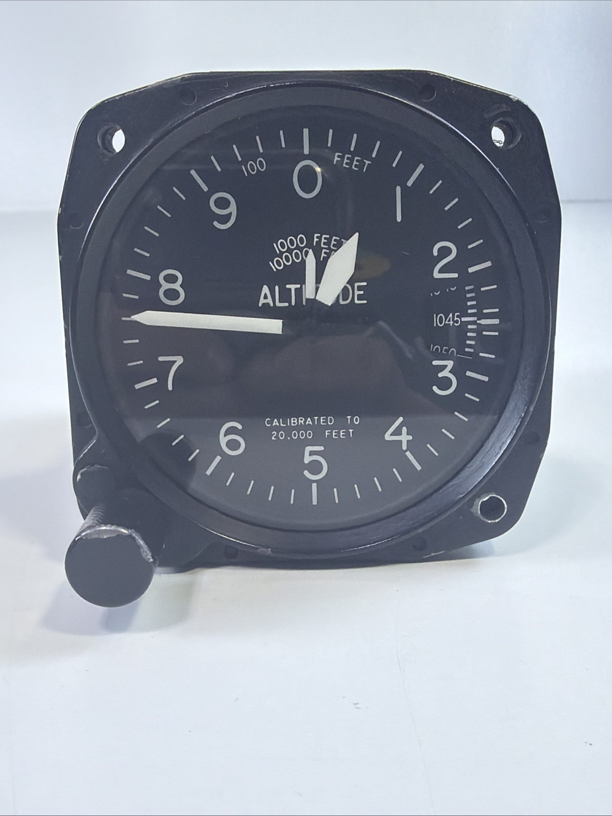 United Instruments Altimeter 5934M-1 Aircraft  -1000 to 20,000 Feet VGC Avionics