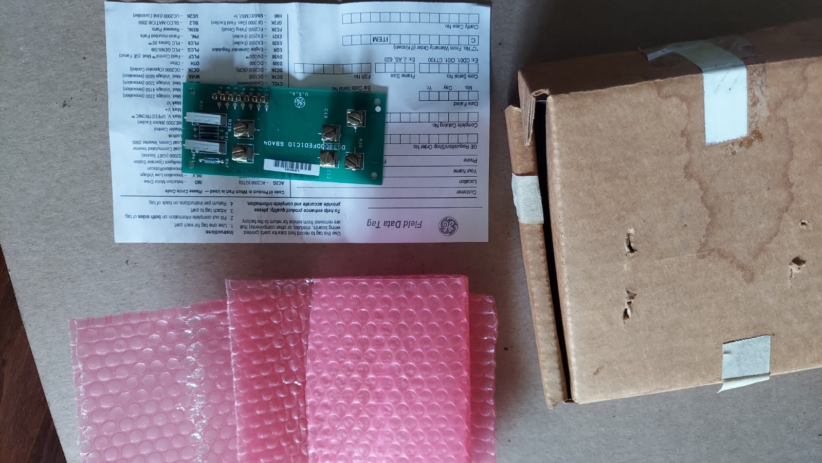 New GE DS3800DFED1C1D 6BA04 Board L@@K