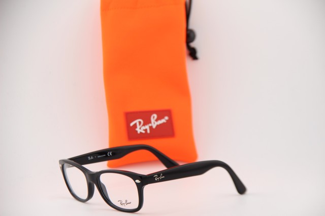 NEW RAY-BAN JUNIOR RB 1528 3542 BLACK SILVER EYEGLASSES FRAMES 48-16 NEW RAY-BAN JUNIOR RB 1528 3542 BLACK SILVER EYEGLASSES FRAMES 48-16