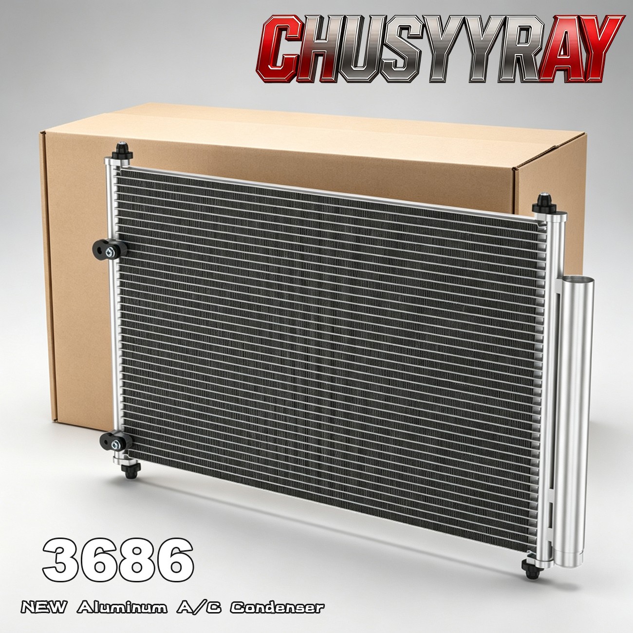 AC3686 AC Condenser Aluminum For Toyota For Corolla 2009 2010 2011 12 13 14-2019 AC3686 AC Condenser Aluminum For Toyota For Corolla 2009 2010 2011 12 13 14-2019