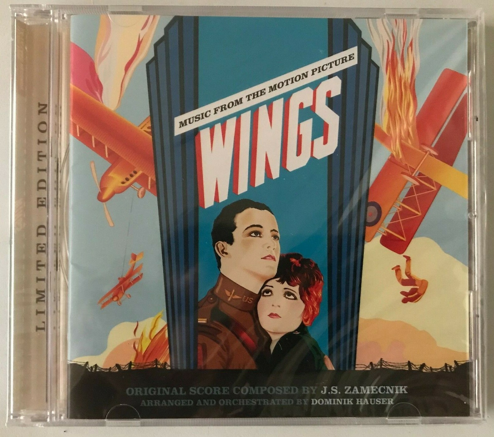 Wings 1927 Motion Picture Score CD JS Zamecnik~Dominik Hauser NEW Soundtrack Wings 1927 Motion Picture Score CD JS Zamecnik~Dominik Hauser NEW Soundtrack