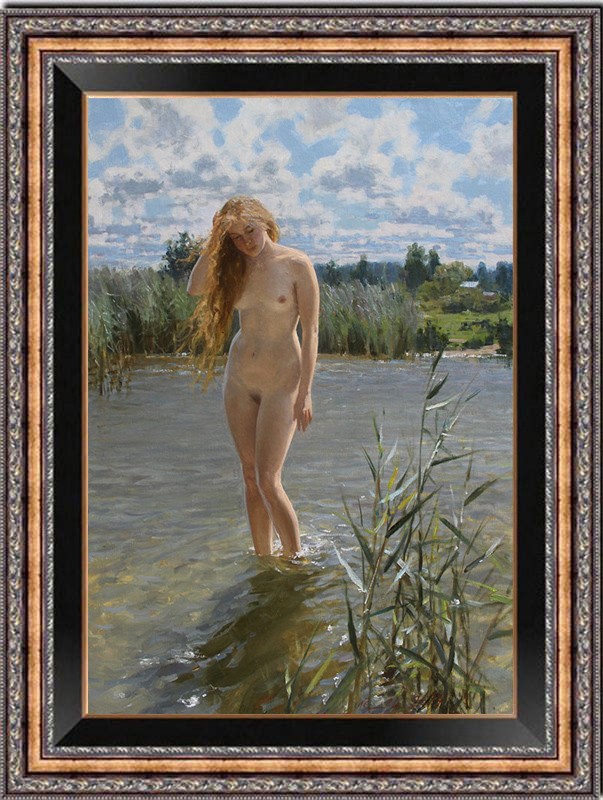 Hand Painted Oil Painting art Female woman Nude On Canvas 24\
